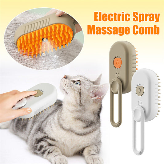 3 In 1 Electric Steam Brush Steamy for Cat and Dog